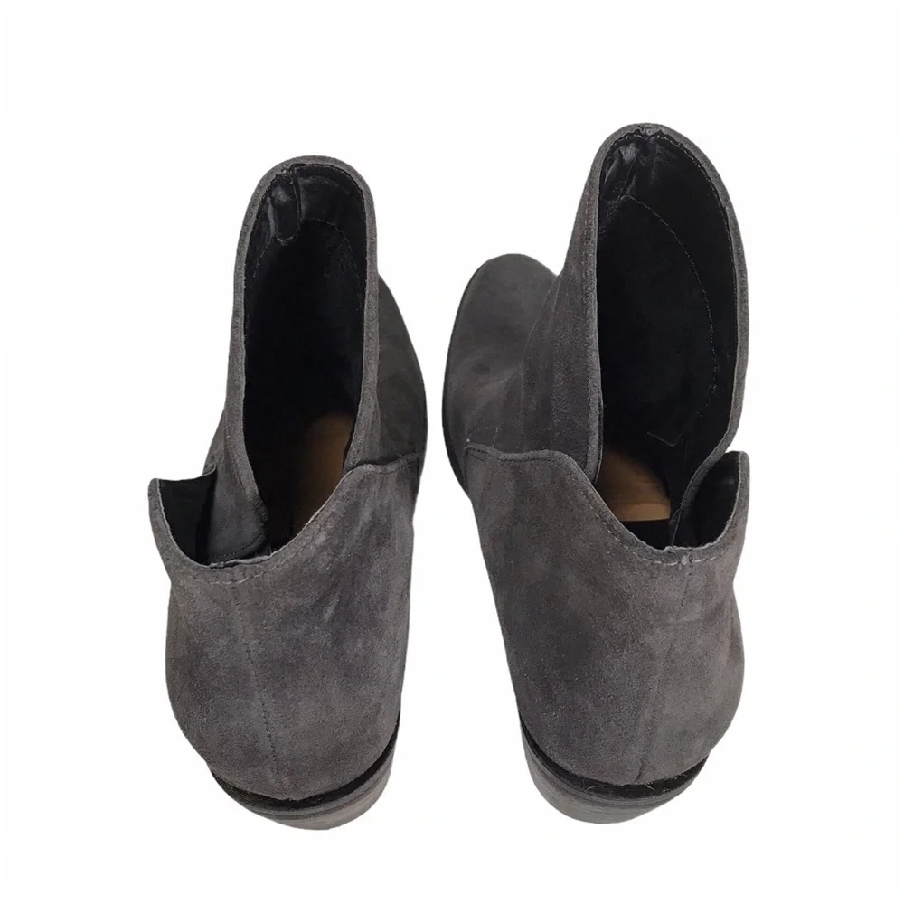 DOLCE VITA Teague Suede Ankle Booties Anthracite
